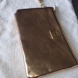 Liz Claiborne Gold Wristlet